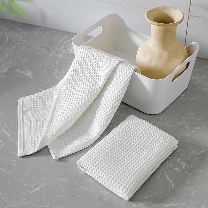 FOXNOV Dish Towel, For Dishes, Water Absorbent, Kitchen Cloth, Nearby