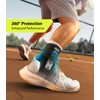 ZOELION Ankle Support with Side Stabilizing Pads, Quick Lace Up