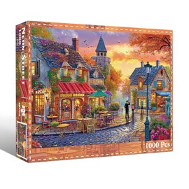 Puzzle 1000 Pieces, Adult Puzzle, A Challenging Puzzle, Puzzle Games for the Whole Family, Gifts for Women, Gifts for Men, Theme: Neon Road