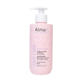 Alma K Shine and Glow Shampoo - Moisturizing Shampoo for Women - Hair Growth Shampoo - Hydrating Shampoo with Argan Oil, Cocoa Butter - 10.1 oz