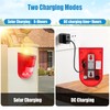 Qualirey Solar Sound and Light Alarm Motion Sensor 129db Outdoor
