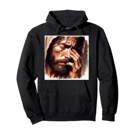 Jesus Christ Sacrifice Passion Son of God deep in prayer Pullover Hoodie