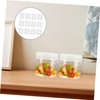 Operitacx Pack of 20 sealed bottles, durable plastic bottles, food