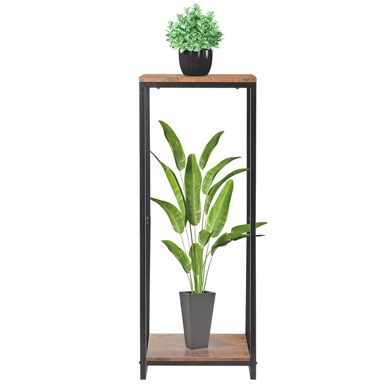 JEPRECO 34" Tall Plant Stand Indoor, 2-Tier Modern Plant Shelf,