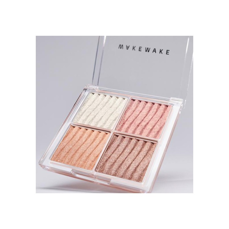 WAKEMAKE Glow Contouring Highlighter Palette - 01 Warm Glow