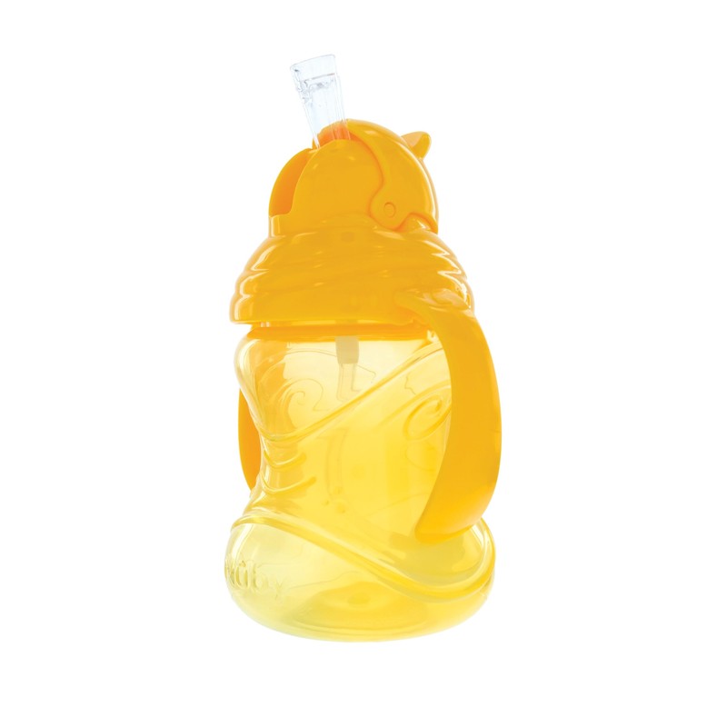 Nuby No-Spill Flip N' Sip Clik-It Cup with 360 Straw,