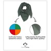 fashionchimp Basic Triangular Scarf in Plain Colours Made of 100%