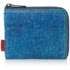 Madijack Soup Denimu No.76180 Denim Bifold Wallet, Denim-Style Leather, Domestic