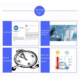 EDSRDUS Easy to Apply Food Grade Silicone Oil 12500 CPS Viscosity Multi-Purpose, O-Rings Lubricant, Lubing Valves Seals Gaskets, Dielectric Clean, Made in Germany DG-12500 4oz(120ml) x1pack
