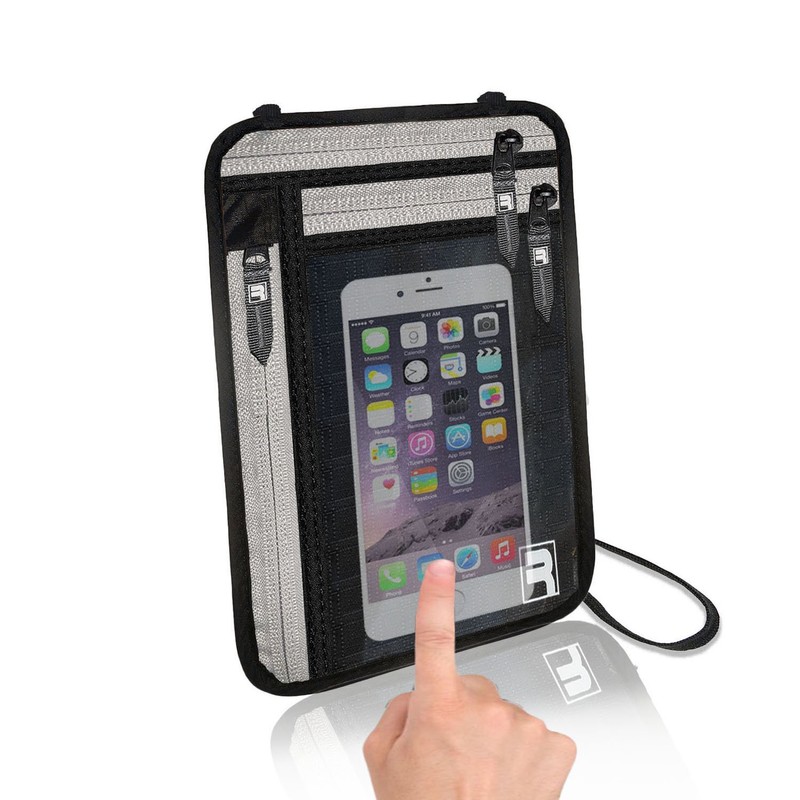 Travel Neck Pouch with RFID Blocking for Men and Women,