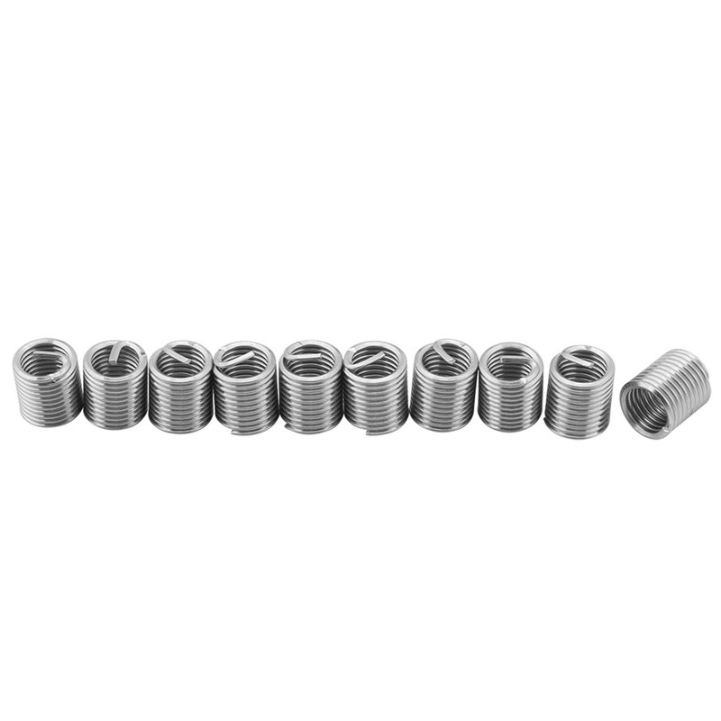 60pcs Thread Repair Kit Self Tapping Thread Inserts for Stainless