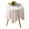 Itisyou Tablecloth Knitted Tablecloth White Knit Tassel Tablecloth Table Cloth
