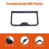 car-king888 ABS Matt Black Front Beverage Cup Holder Frame Trim