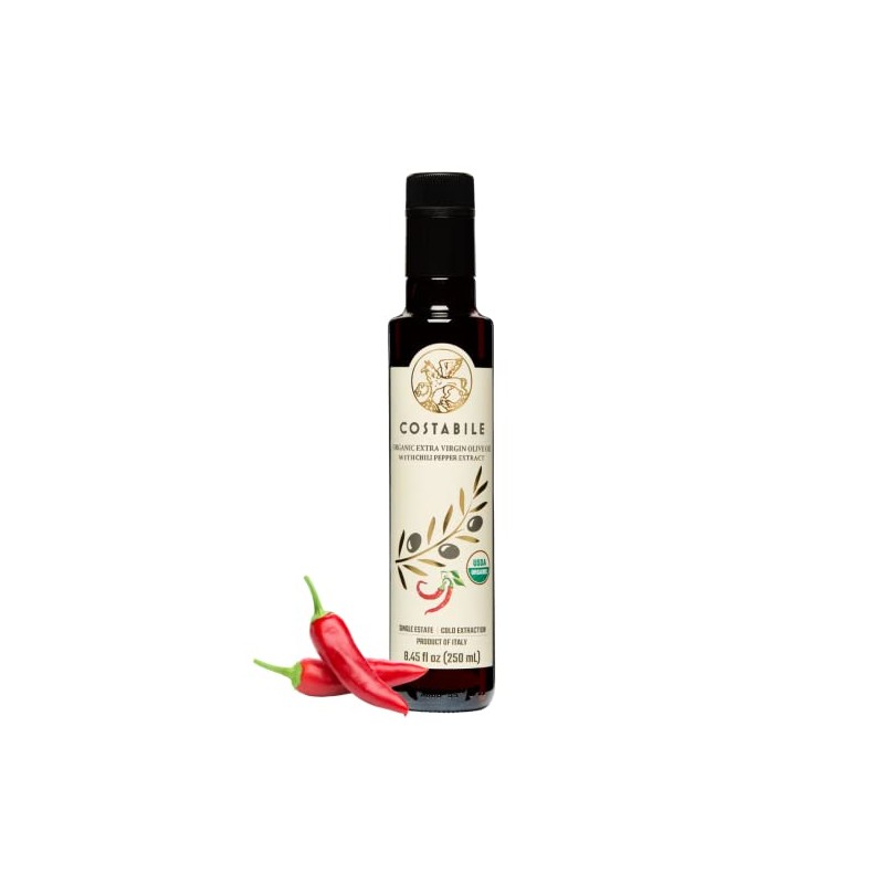 Costabile Hot Chili Infused EVOO & Classic Blend Medium Intensity