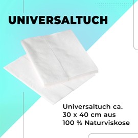 Hermann Sachse Universal Cloth Made of 100% Natural Viscose (30 x 40 cm, Pack of 5) | For Use on Smooth Wood Surfaces of Wood Oils and - Waxing