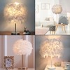 Feather Light Shade Ceiling 30Cm Ceiling Light Shade, Feather Lampshades