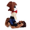 Cowboy Pet Costume Breathable Comfortable Polyester Dog Cloth Decorative Funny