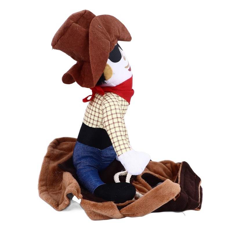 Cowboy Pet Costume Breathable Comfortable Polyester Dog Cloth Decorative Funny