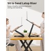tounee Laptop Stand for Desk Adjustable Height, Telescopic Computer Stand