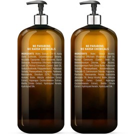 Biotin Shampoo and Conditioner Set with DHT Blocker Complex - Hydrating, Nouris.