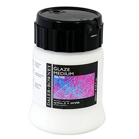 Daler-Rowney Acrylic Medium, Plastic Pot, 8.45oz - 250 ml, Gloss Glaze Medium
