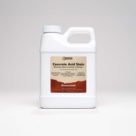 Concrete Acid Stain Interior Concrete Rosewood (Dark Red to Brownish Color) 16oz