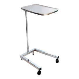 Hemco Mesa Mayo Con Charola Acero Inoxidable Ajustable Uso Rudo