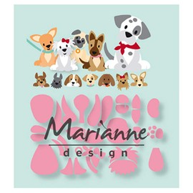 Marianne Design Cutting Die, Metal, Pink, Medium