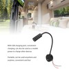 LED Reading Light DC12 to 24V Touch Adjustment USB Charging