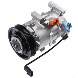 ASAPE NEW AC Compressor with Clutch for Hyundai Accent 1.6L 2012-2016,for Kia Rio 1.6L 2012-2015,A/C Compressors Clutch Air Conditioner Compressor CO 20765C