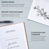 ARTEZA Dotted Notebook, Pack of 2, 15.2 x 20.3 cm,