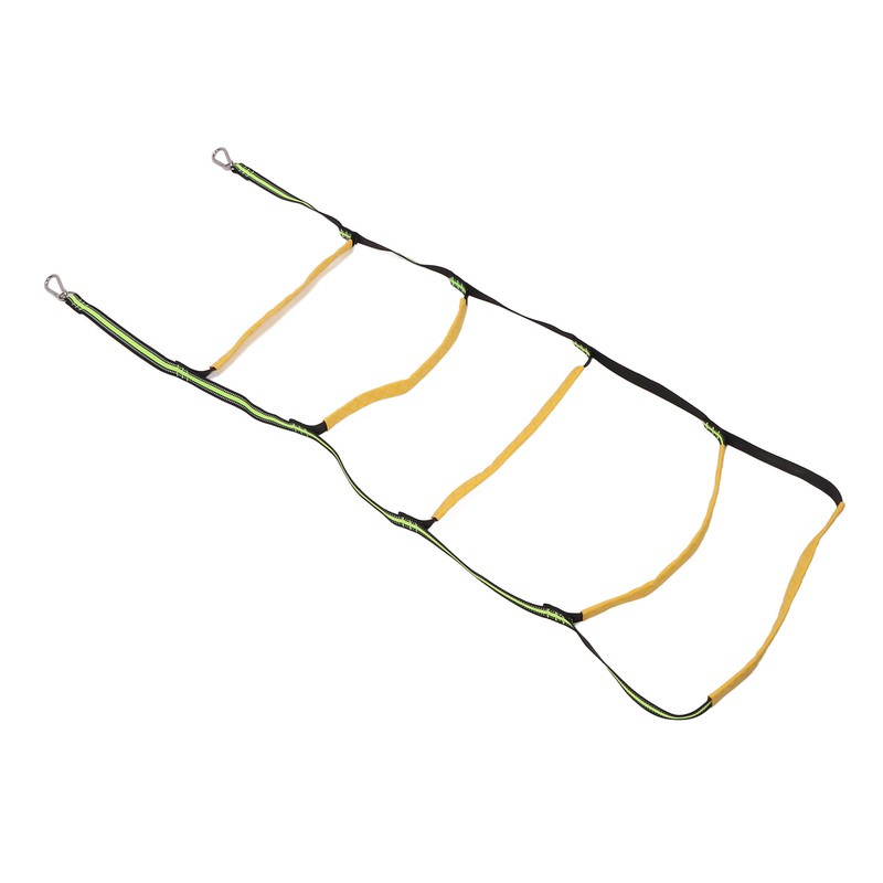 Boat Rope Ladder Portable 5 Step Folding Marine Rope Ladder