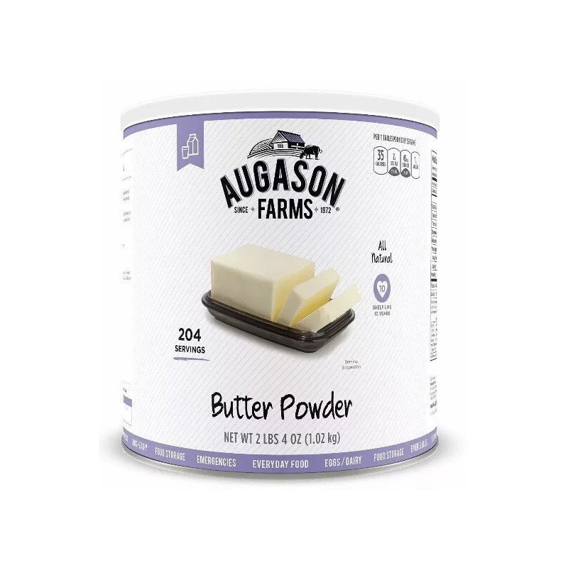 Augason Farms Butter Powder #10 Can Prepper Emergency Food Storage