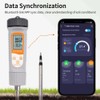 Byttlerom 4 in 1 Soil Tester with Bluetooth EC/TDS/Temperature Meter