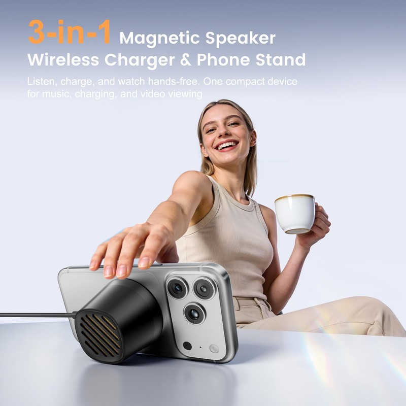 Hotwill Portable Bluetooth Speakers with Magnetic Stand