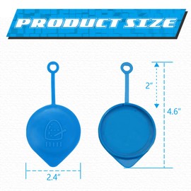 HAOBO 2PCS Windshield Washer Fluid Reservoir Cap, Coolant Reservoir Cap, Windshield Wiper Fluid Cap Replacement Cap, 38513-SB0-961 Tank Bottle Washer Fluid Cap Fits for Honda Accord Civic CRV CRX