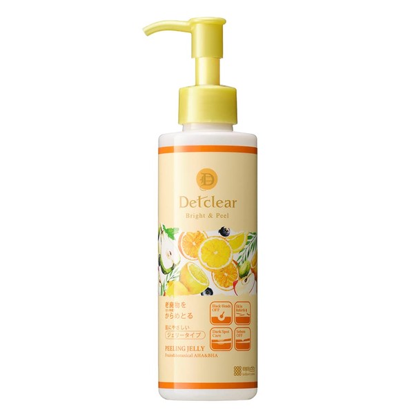 DET Clear Bright & Peel Peeling Jelly, Mixed Fruit Scent, 6.1 fl oz (180 ml), Made in Japan, Exfoliating / Pore Care