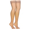 Truform Sheer Compression Stockings, 15-20 Mmhg, Women's Thigh Length, Denier