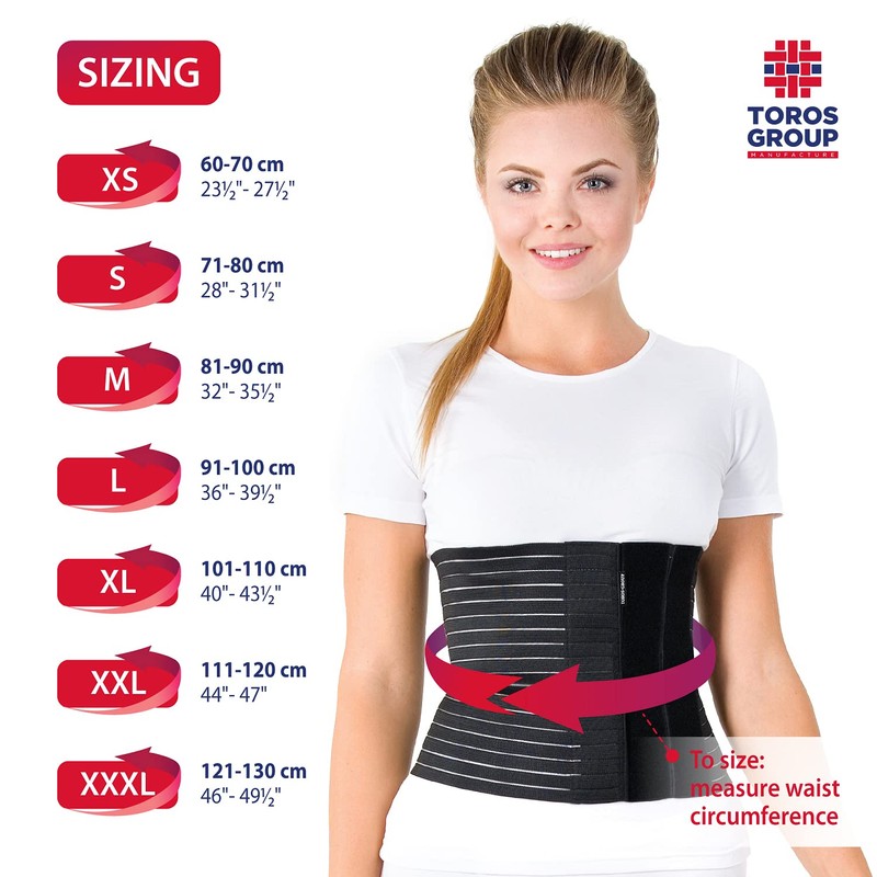 Atmungsaktiv Postpartum Gürtel/Postoperative Binder Bauch Band Elastische 24 cm X-Small