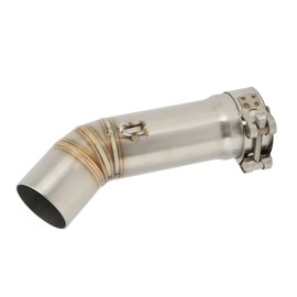 Aramox Stainless Steel Exhaust Pipe Middle Section For Fz8 Fz8N Exhaust Pipe