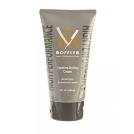 Roffler Men's Salon High Performance Creative Styling Cream For Barbers, 5 Fl Oz