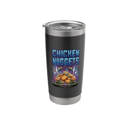 Chicken Nugget 90s Meme Bootleg Retro Fried Chicken Nuggets Stainless Steel Insulated Tumbler