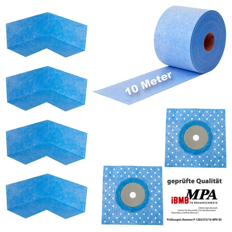 Sealing Set PVL Sealing Tape Inner Corners Wall Sleeves Sealing