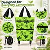 Foldable Wheeled Shopping Bag for Groceries – Expandable Tote-to-Rolling Design
