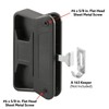 Prime-Line A 168 Black Plastic, Sliding Screen Door Latch and