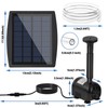 DDcafor Solar Fountain Pump for Bird Bath Solar Water Fountain