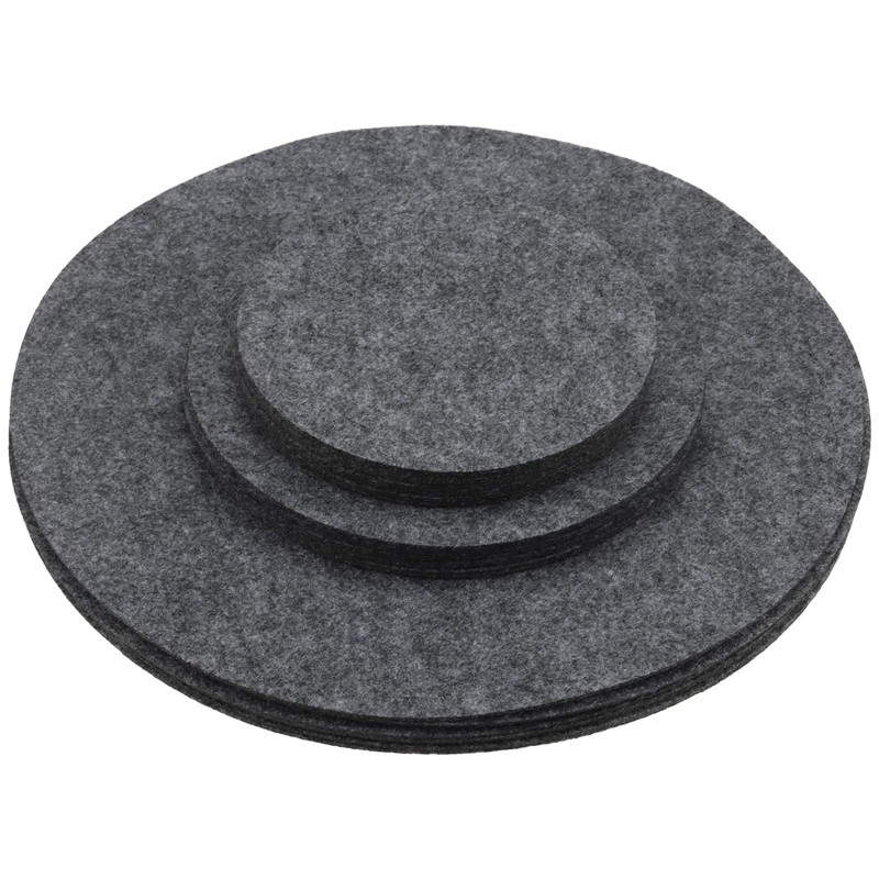PUCSIQ Round Felt Pan Protectors for Dishes, Kitchens, Pots and