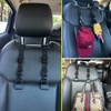 BEATUNEE Car Headrest Hooks, Backseat Storage Organizer Hangers, Universal Vehicle