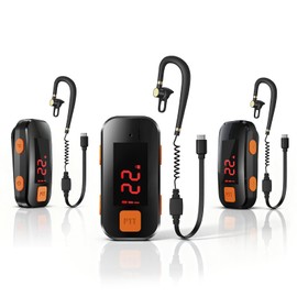 3 Pack Mini Walkie Talkies, Waterproof Small Walkie Talkies Two Way Radio with Earpieces for Outdoor, Restaurants, Hiking, Baseball, Hospital, Tourism, Adults