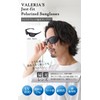 VALERIA Valeria Polarized Sunglasses [Windproof, Pollen Proof Fit] TAC Lens